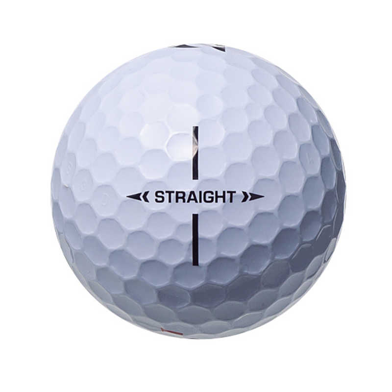 ブリヂストン ブリヂストン ゴルフボール SUPER STRAIGHT スーパー ストレート《1ダース(12球)/ホワイト》 T3WX T3WX