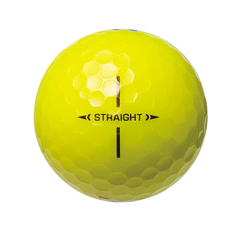ブリヂストン ブリヂストン ゴルフボール SUPER STRAIGHT スーパー ストレート《1ダース(12球)/イエロー》 T3YX T3YX