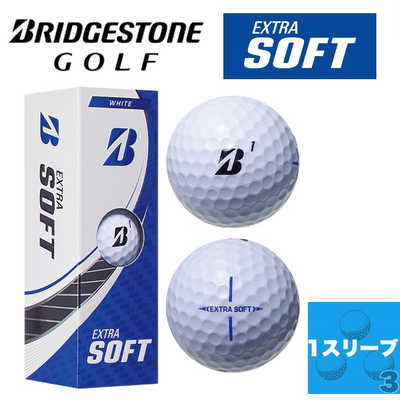 ブリヂストン ゴルフボール EXTRA SOFT エクストラ ソフト《1スリーブ