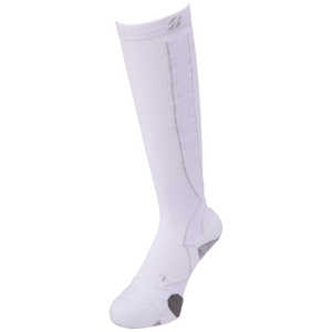 ブリヂストン メンズ ダブルX 3Dソックス エキスパート ロング ハイソックス丈 [フリーサイズ：約25～27cm] ホワイト SOG312