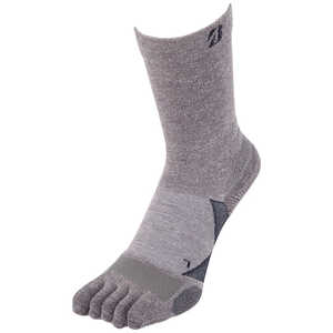 ブリヂストン メンズ シングルX 3Dソックス ベーシック 5本指タイプ レギュラー丈 [フリーサイズ：約25～27cm] グレー SOG314