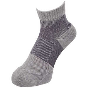 ブリヂストン メンズ HYPERSOX アンクルホールド ショート丈 [フリーサイズ：約25～27cm] グレー SOG318