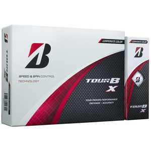 ブリヂストン ゴルフボール TOUR B X コーポレート [12球(1ダース)] ホワイト/コーポレート 【返品交換不可】 B4CXJ