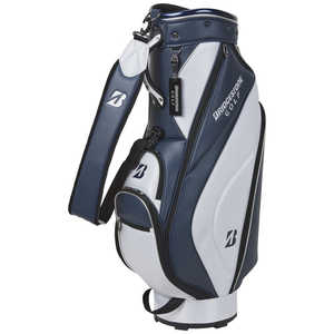 ブリヂストン キャディバッグ 軽量 ベーシックモデル (9.0型 /5分割 /2.9kg/ネイビー×ホワイト) CBG422NW ブリヂストン キャディバッグ 軽量 ベーシックモデル (9.0型 /5分割 /2.9kg/ネイビー×ホワイト) CBG422NW