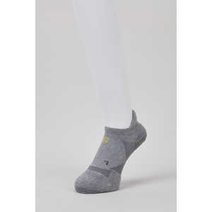 ブリヂストン メンズ HYPERSOX 3Dソックス ベーシック スニーカーイン丈 [フリーサイズ(25～27cm)] グレー SOG419