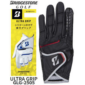 ブリヂストン ゴルフグローブ ULTRA GRIP ［左手着用(右打ち用) /26cm］ ブラック×レッド GL2505