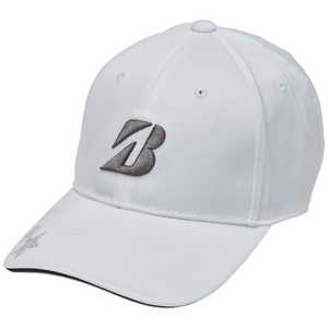 ブリヂストン レディース プロモデルキャップ ［レディース /フリーサイズ：約54?58cm］ ホワイト×ブラック 【返品交換不可】 CPG25L