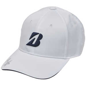 ブリヂストン レディース プロモデルキャップ ［レディース /フリーサイズ：約54?58cm］ ホワイト×ネイビー 【返品交換不可】 CPG25L