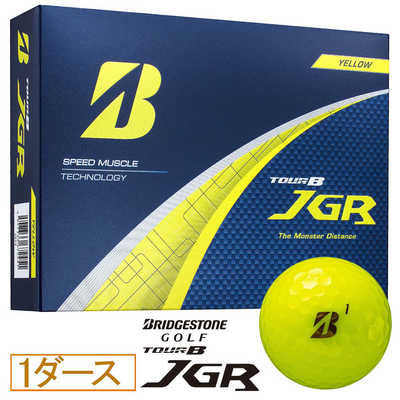 ブリヂストン TOUR B JGR ゴルフボール イエロー 12個入り　2ケース ブリヂストン ゴルフボール TOUR B JGR ［12球(1ダース)］ イエロー