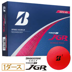 ブリヂストン ゴルフボール TOUR B JGR ［12球(1ダース)］ マットレッド J5RX