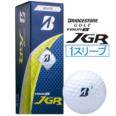 ブリヂストン ゴルフボール TOUR B JGR ［3球(1スリーブ)］ ホワイト 