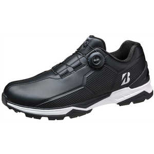 ブリヂストン ゴルフシューズ ゼロ・スパイク バイター ワイド ［メンズ / 27.0cm / 幅：4E］ ブラック SH2507