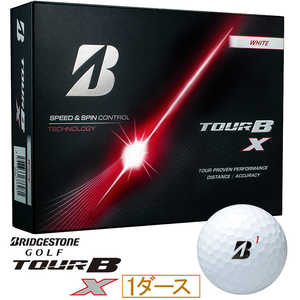 ブリヂストン ゴルフボール TOUR B X ［12球(1ダース)］ ホワイト B6WXJ