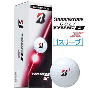 ブリヂストン ゴルフボール TOUR B X ［3球(1スリーブ)］ コーポレート B6CXJ