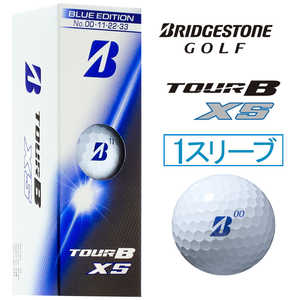ブリヂストン TOUR B XS BLUEエディション BRIDGESTONE GOLF ［3球(1スリーブ)］ ホワイト S6BXJ