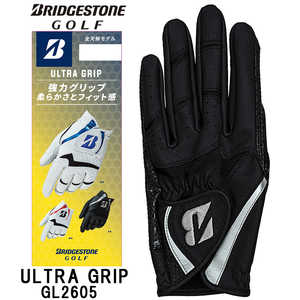 ブリヂストン ゴルフ用品 ゴルフグローブ ウルトラグリップ ULTRA GRIP ［メンズ / 左手着用(右打ち用) / 25cm］ ブラック GL2605