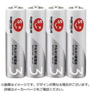 プラス ジョインテックス 365387)アルカリ乾電池 単3×4本 N123J-4P