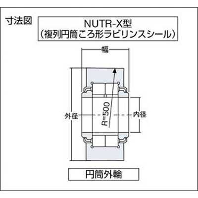 NTN F ニードルベアリング NUTR208X の通販 | カテゴリ：防犯・防災