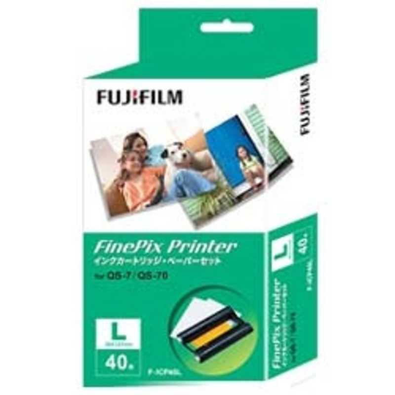 富士フイルム　FUJIFILM 富士フイルム　FUJIFILM FinePix Printer専用インクカートリッジ･ペーパーセット(Lサイズ･40枚) F‐ICP 40L F‐ICP 40L