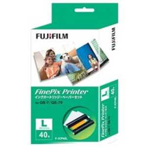 富士フイルム　FUJIFILM FinePix Printer専用インクカートリッジ･ペーパーセット(Lサイズ･40枚) F‐ICP 40L