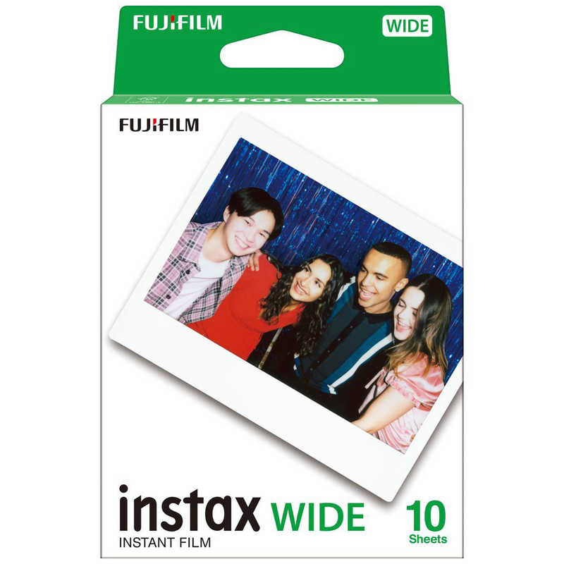富士フイルム　FUJIFILM 富士フイルム　FUJIFILM インスタントカラーフィルム instax WIDE 1パック(10枚入) INSTAXWIDEWW1 INSTAXWIDEWW1