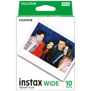 富士フイルム FUJIFILM インスタントカラーフィルム instax WIDE 1パック(10枚入) INSTAXWIDEWW1