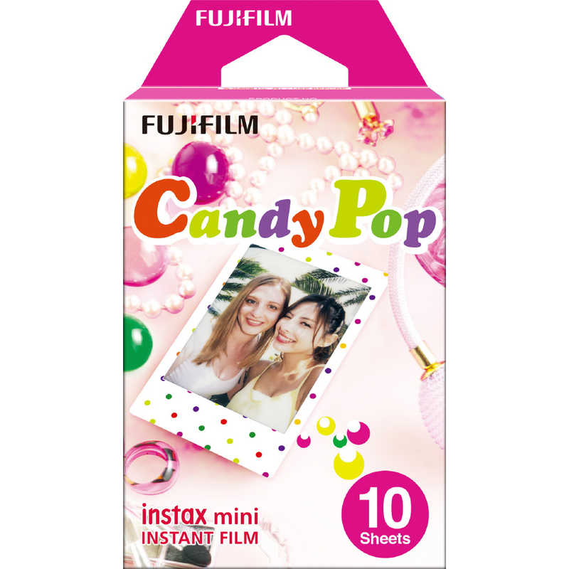 富士フイルム　FUJIFILM 富士フイルム　FUJIFILM チェキ インスタントカラーフィルム instax mini 1パック(10枚入) INS MINI CANDYPOP WW INS MINI CANDYPOP WW