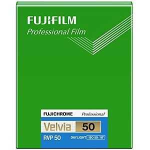 富士フイルム　FUJIFILM ｢シートフィルム｣ベルビア50 4×5インチ 20枚入(新パッケージ) CUTVELVIA50NP4X520