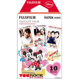 富士フイルム　FUJIFILM チェキ インスタントカラーフィルム｢ミッキー&フレンズ｣ 1パック(10枚入) INSTAXMINIMICWW1