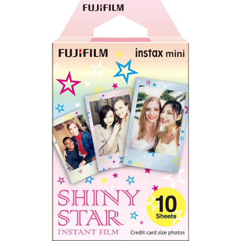 富士フイルム　FUJIFILM 富士フイルム　FUJIFILM チェキ インスタントカラーフィルム｢シャイニースター｣ 1パック(10枚入) INSTAXMINISTARWW1 INSTAXMINISTARWW1