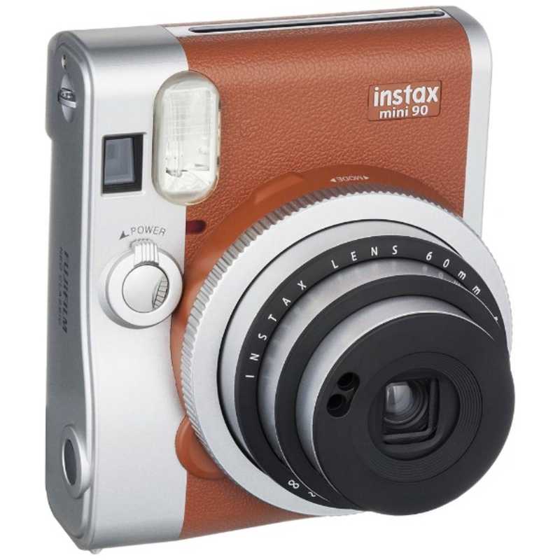 富士フイルム　FUJIFILM 富士フイルム　FUJIFILM チェキ instax mini 90 ネオクラシックブラウン INSTAXMINI90BROWN INSTAXMINI90BROWN