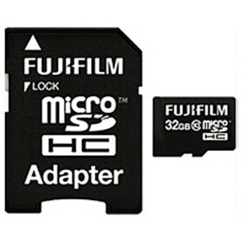 富士フイルム　FUJIFILM 富士フイルム　FUJIFILM microSDHCメモリーカード(SDHC変換アダプタ付き) (Class10対応/32GB) MCSDHC-032G-C10 MCSDHC-032G-C10