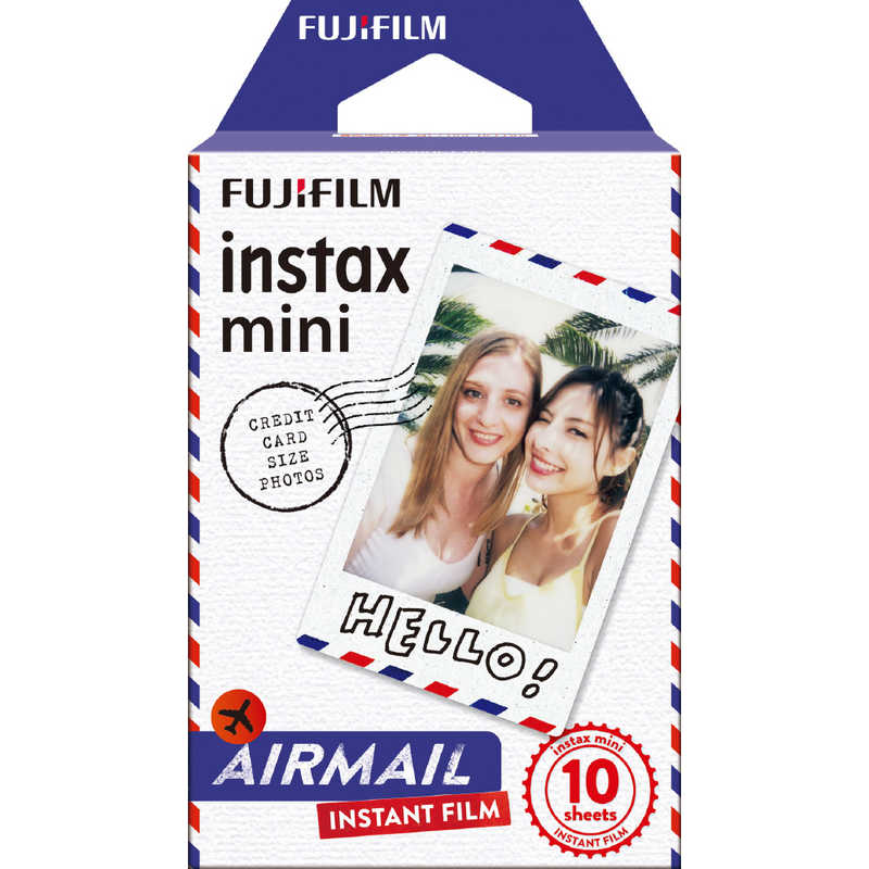 富士フイルム　FUJIFILM 富士フイルム　FUJIFILM チェキ インスタントカラーフィルム｢エアメール｣ 1パック(10枚入) INSTAXMINIAIRMAILWW1 INSTAXMINIAIRMAILWW1