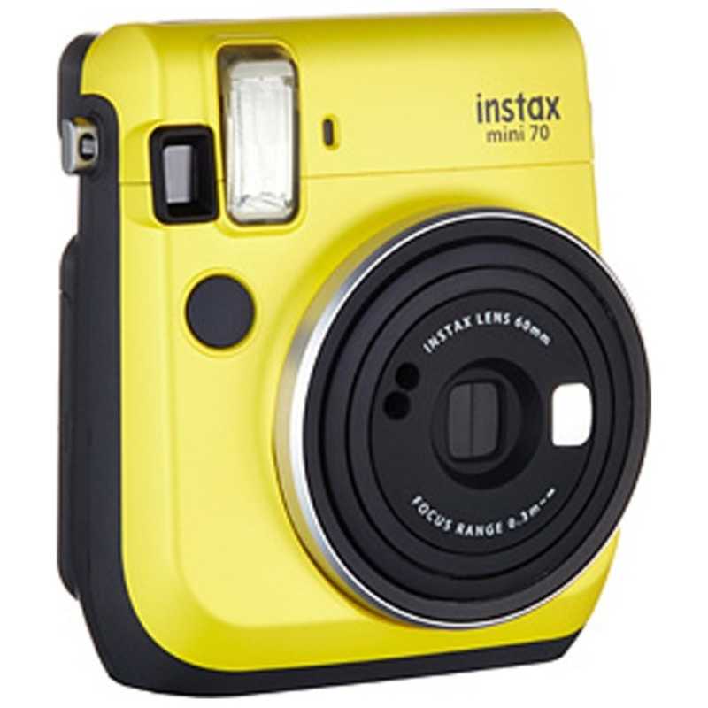 富士フイルム　FUJIFILM 富士フイルム　FUJIFILM チェキ instax mini 70  イエロー ﾁｪｷmini70YELLOW ﾁｪｷmini70YELLOW