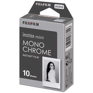 富士フイルム　FUJIFILM チェキ インスタントフィルム instax mini用フィルム ｢モノクロｰム｣ 1パック(10枚入)