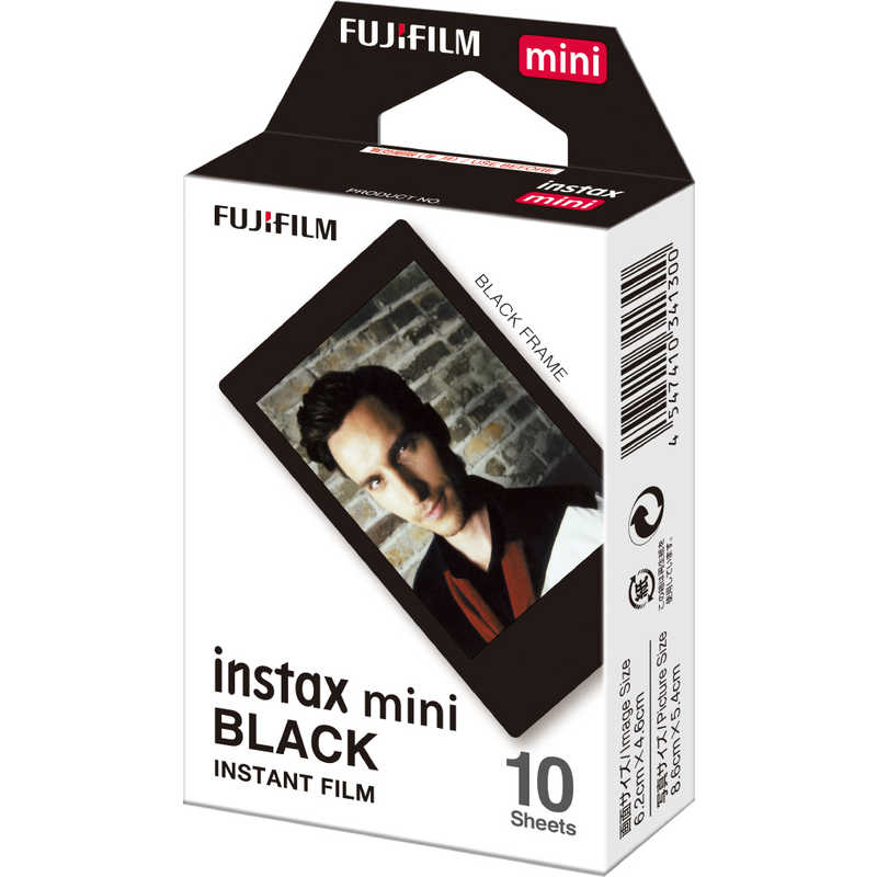 富士フイルム　FUJIFILM 富士フイルム　FUJIFILM チェキ インスタントカラーフィルム instax mini用フィルム ｢ブラック｣ 1パック(10枚入) instax mini用フィルム ｢ブラック｣ 1パック(10枚入)