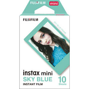 富士フイルム　FUJIFILM チェキ インスタントカラーフィルム instax mini用フィルム ｢スカイブルｰ｣ 1パック(10枚入)