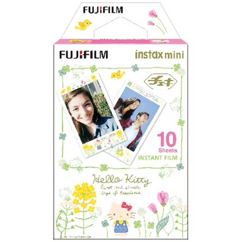 富士フイルム　FUJIFILM 富士フイルム　FUJIFILM チェキ インスタントカラーフィルム instax mini 絵柄入りフレｰム ｢ハロｰキティ3｣ 1パック(10枚入) 絵柄入りフレｰム ｢ハロｰキティ3｣ 1パック(10枚入)