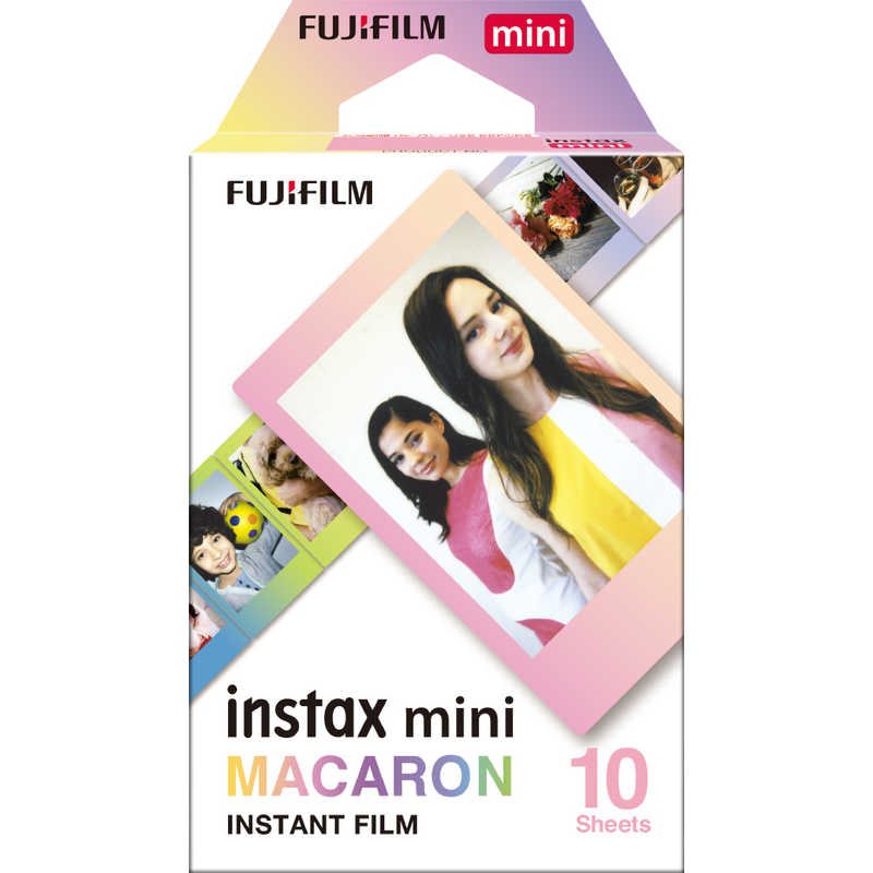 富士フイルム　FUJIFILM 富士フイルム　FUJIFILM チェキ インスタントカラーフィルム ｢マカロン｣ 1パック(10枚入) INSTAXMINIMACARONWW1 INSTAXMINIMACARONWW1