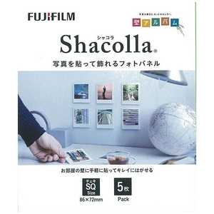 富士フイルム　FUJIFILM シャコラ(shacolla) 壁タイプ 5枚パック チェキSQサイズ