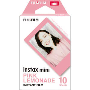 富士フイルム　FUJIFILM チェキ インスタントカラーフィルム instax mini用フィルム 1パックピンクレモネｰド(10枚入)