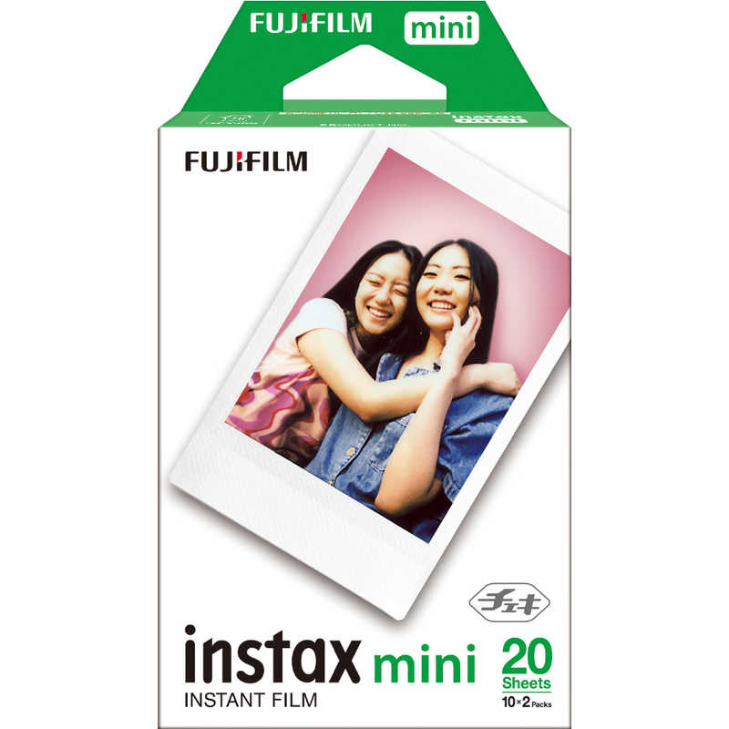 富士フイルム　FUJIFILM 富士フイルム　FUJIFILM チェキ インスタントカラーフィルム instax mini 2パック(10枚入×2) INSTAXMINIJP2 INSTAXMINIJP2