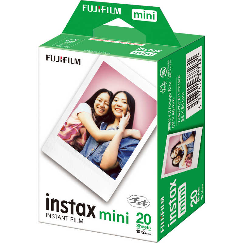 富士フイルム　FUJIFILM 富士フイルム　FUJIFILM チェキ インスタントカラーフィルム instax mini 2パック(10枚入×2) INSTAXMINIJP2 INSTAXMINIJP2