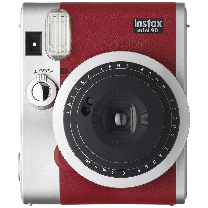 富士フイルム　FUJIFILM 富士フイルム　FUJIFILM 【数量限定】チェキ instax mini 90 ネオクラシック レッド INSMINI90RED INSMINI90RED