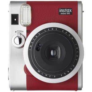 富士フイルム　FUJIFILM 【数量限定】チェキ instax mini 90 ネオクラシック レッド INSMINI90RED