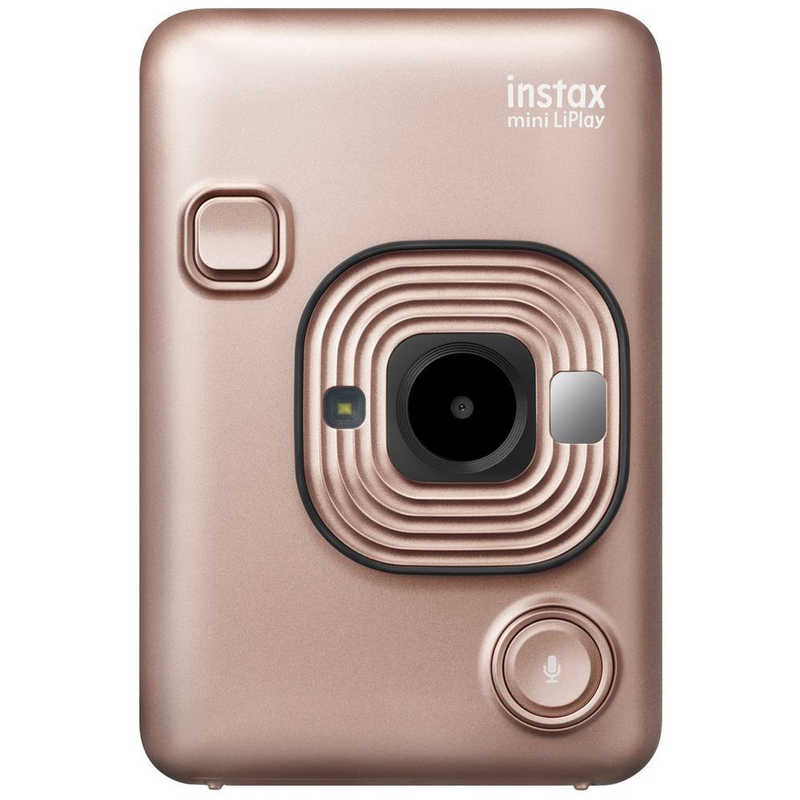 富士フイルム　FUJIFILM 富士フイルム　FUJIFILM チェキ instax mini LiPlay  ブラッシュゴールド INSMINIHM1BLUSHGOLD INSMINIHM1BLUSHGOLD