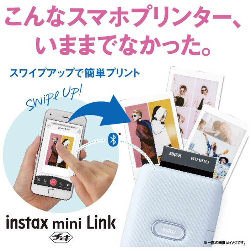 富士フイルム　FUJIFILM 富士フイルム　FUJIFILM instax mini Link  ダークデニム INSMINILINKDARKDENIM INSMINILINKDARKDENIM