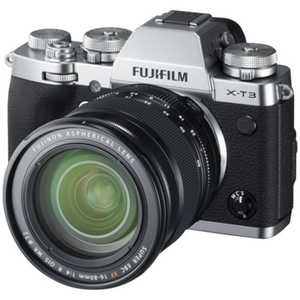 富士フイルム　FUJIFILM ミラーレス一眼カメラ(レンズキット)シルバー FX-T3LK-1680-S