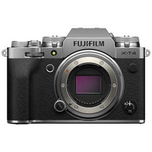 富士フイルム FUJIFILM Xシリーズ ミラーレス一眼カメラ(ボディ単体)シルバー FXT4S