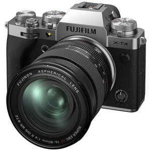 富士フイルム FUJIFILM Xシリーズ ミラーレス一眼カメラ(レンズキット)シルバー FXT4LK1680S